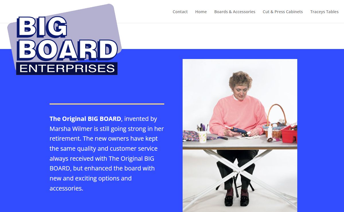 Big Board Enterprises | Quality Ironing & Sewing Room Furniture