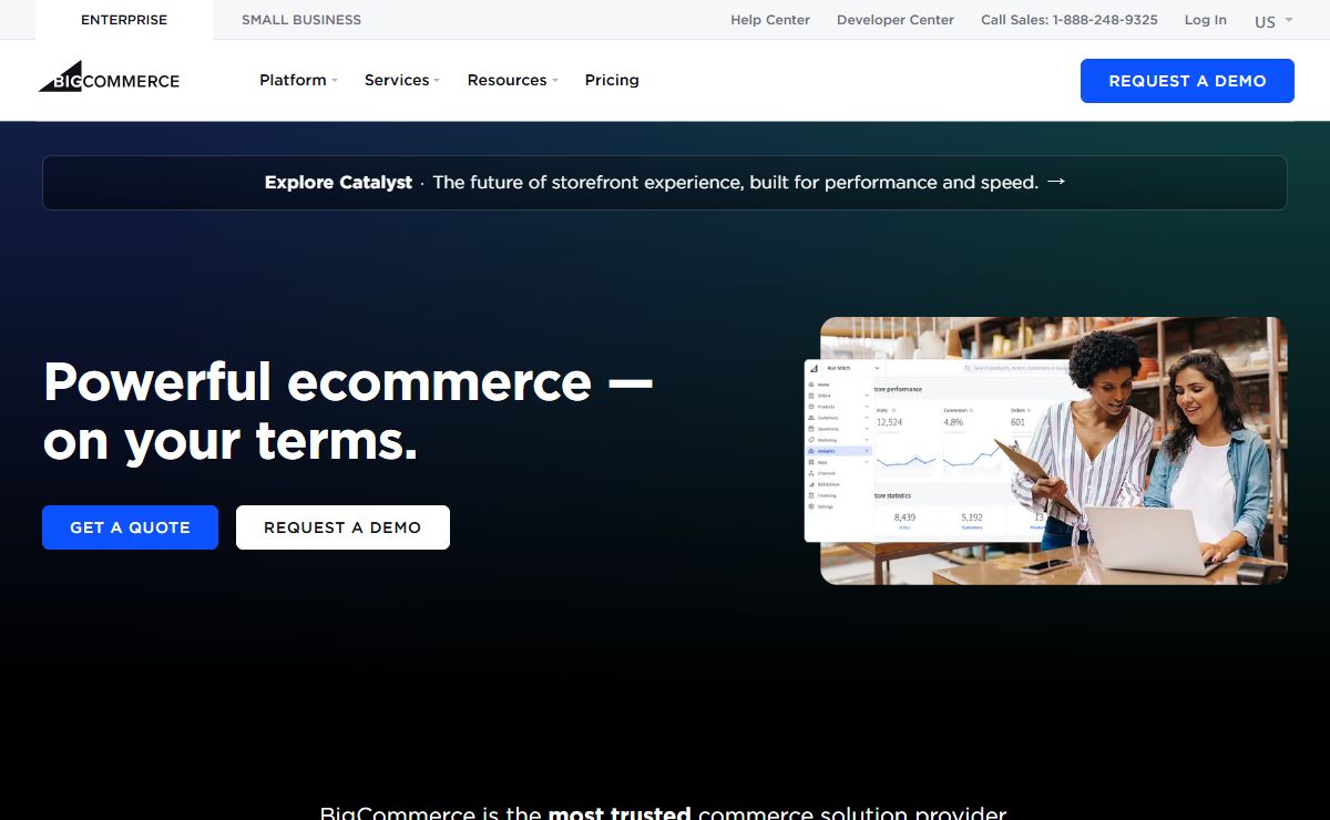 Powerful ecommerce — on your terms | BigCommerce