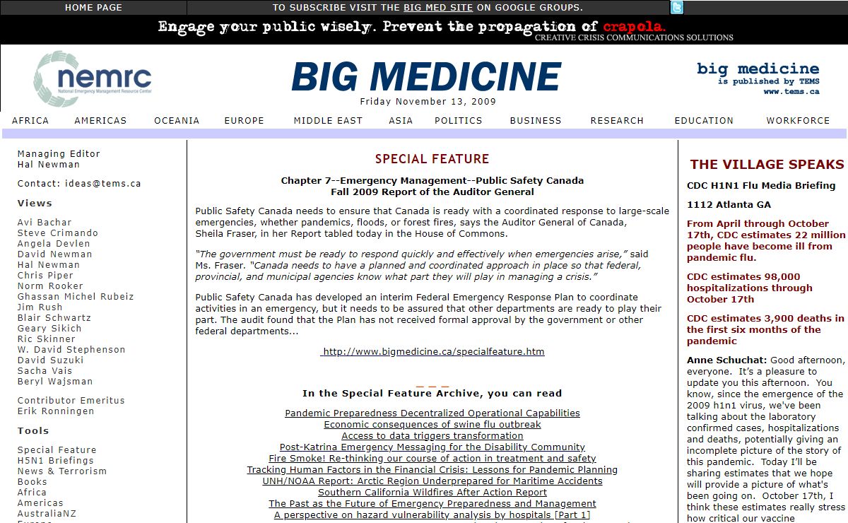 Be well. Practice big medicine.