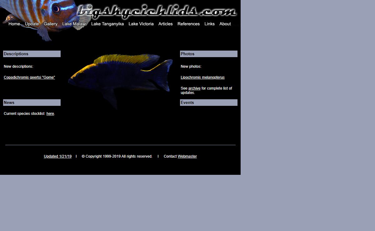 Welcome to Big Sky Cichlids! -African Cichlid Site