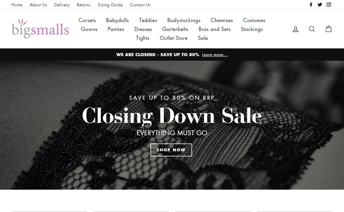 BigSmalls | Sexy Plus Size Lingerie, Underwear and Hosiery – BigSmalls.co.uk