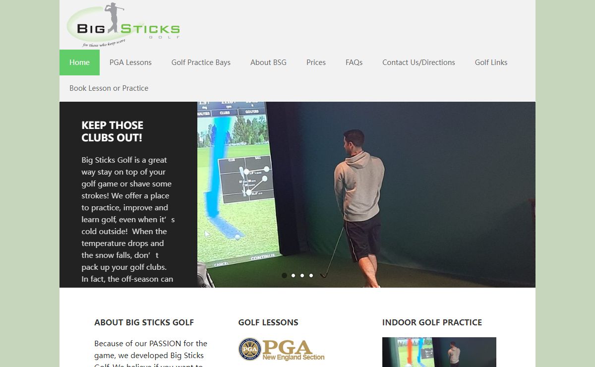 Massachusetts Golf Lessons, Golf Practice and Golf Training