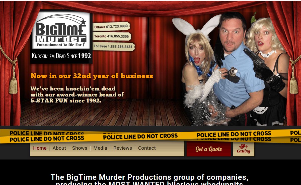 Murder Mystery Shows For Hire | Parties, Functions, and Corporate Events