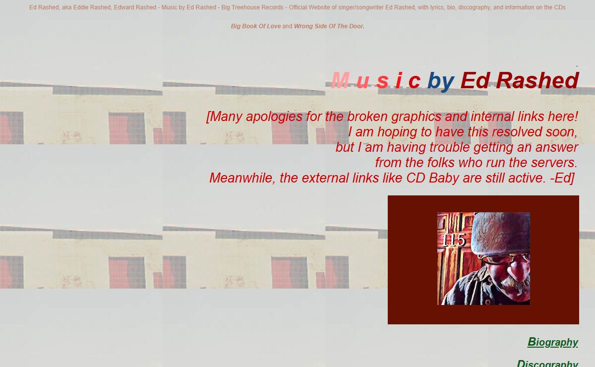 Music by Ed Rashed -Big Treehouse Records- Official Website
