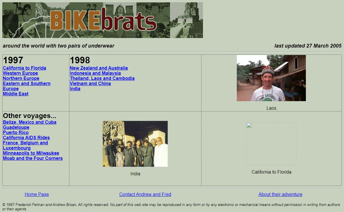 BikeBrats Homepage
