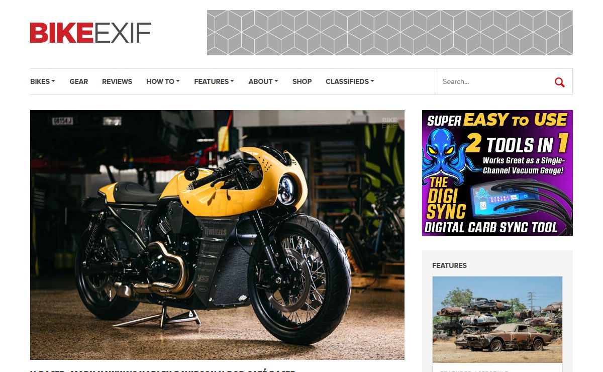 Cafe racer, bobber and scrambler motorcycles | Bike EXIF