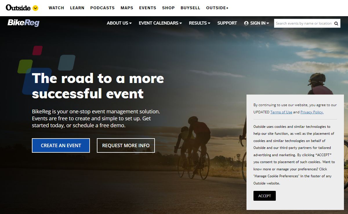 BikeReg.com - online cycling event registration