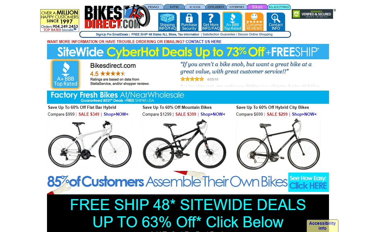 Best Bike Deals On Earth, Save Up To 60% Off Road Bikes, Bicycles, Mountain Bikes and Gravel Bicycles with Bikesdirect.com, New with full warranties and Free delivery to 48 States
