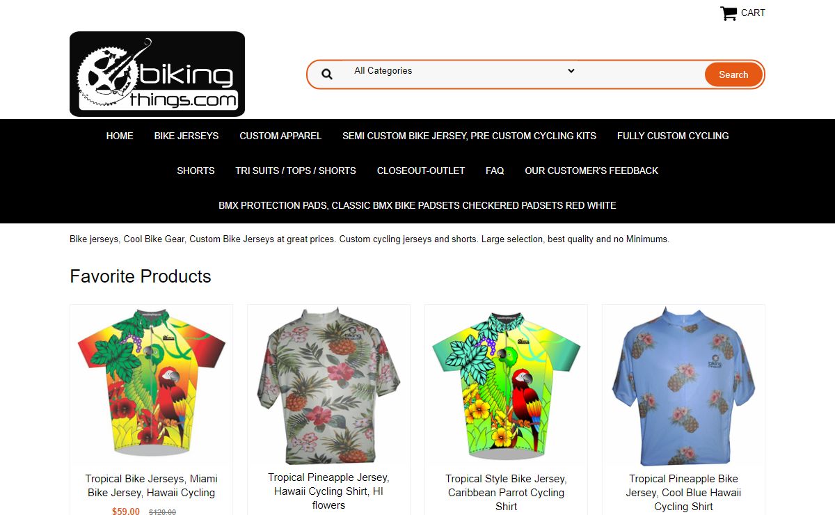 Bike Jerseys, Cycling Shirts, Custom Bike Jerseys, Sublimated Shirts, Pro Team Gear.