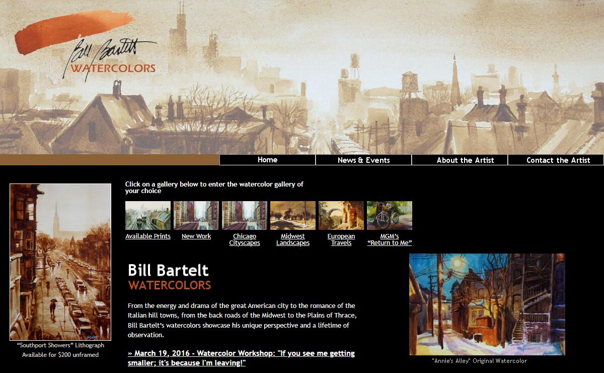 About the Artist, Bill Bartelt