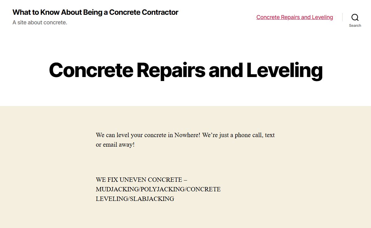What to Know About Being a Concrete Contractor – A site about concrete.