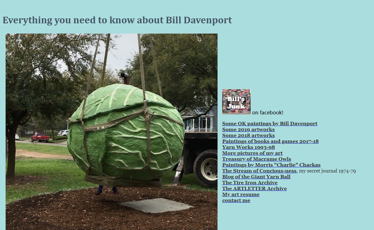 Bill Davenport's Home Page