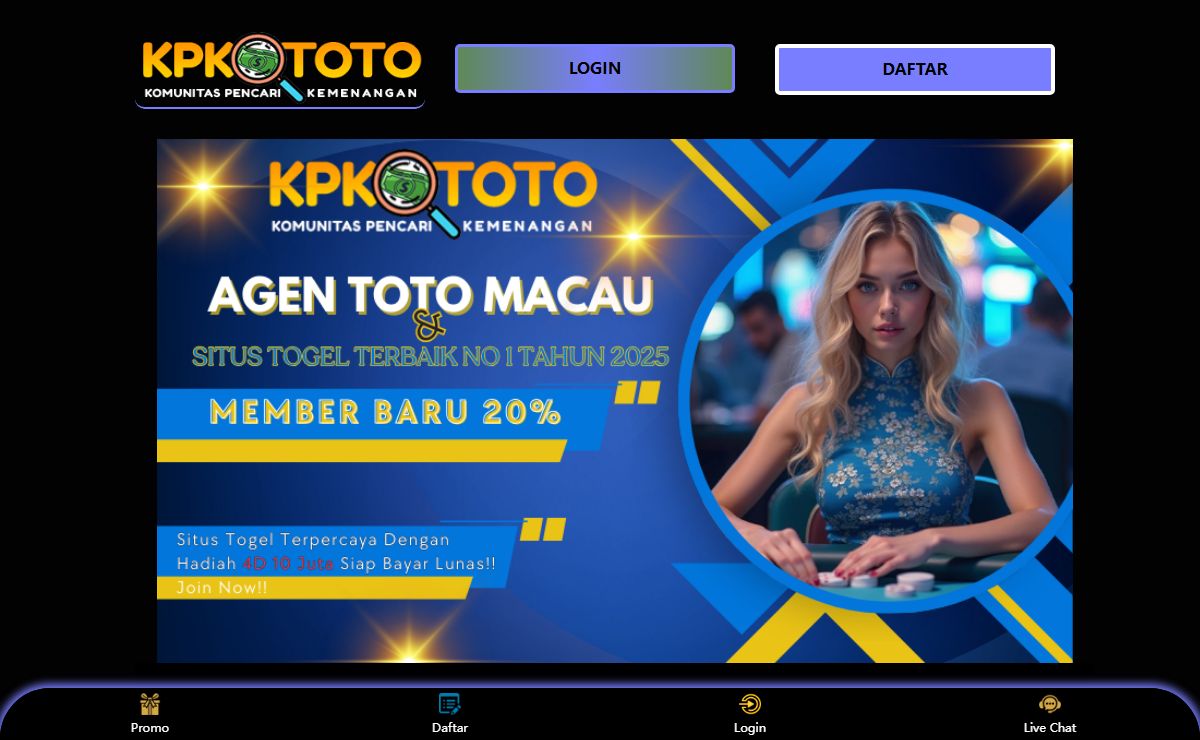 Kpktoto - Agen Toto Macau #1, Dan Situs Togel Terbaik 2025