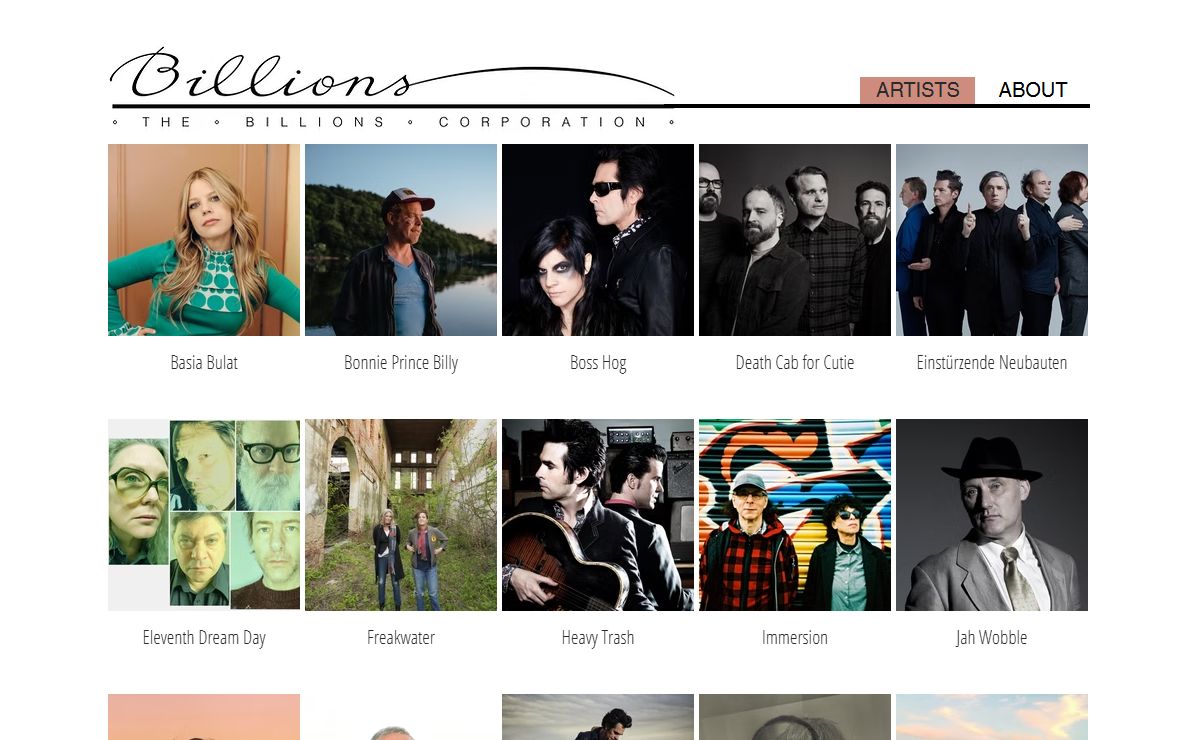 ARTISTS | Billions
