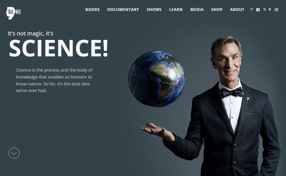Bill Nye | Official Website of Bill Nye The Science Guy