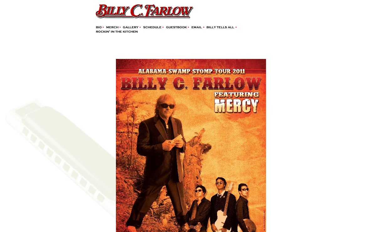Great Music by Billy C. Farlow - a good-rockin', blues-shoutin', foot-stompin' wild man!!