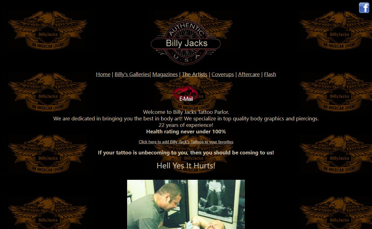 Billy Jack's Tattoos and Piercing Bristol Tennessee