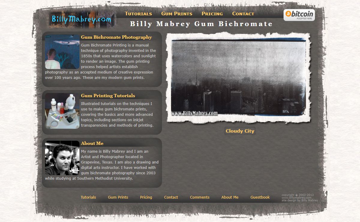 Billy Mabrey Gum Bichromate Photography
