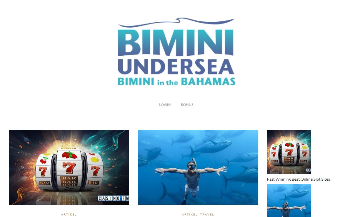 Bimini Under Sea