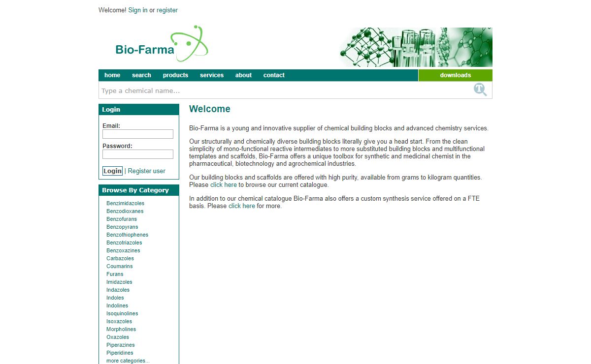 Bio-Farma Chemical Building Blocks For Combinatorial Synthesis