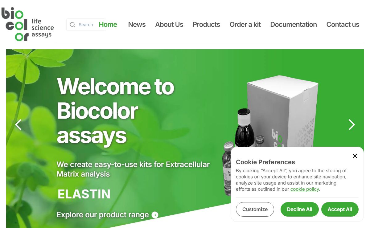 Biocolor Extracellular Matrix & Apoptosis assay kits
