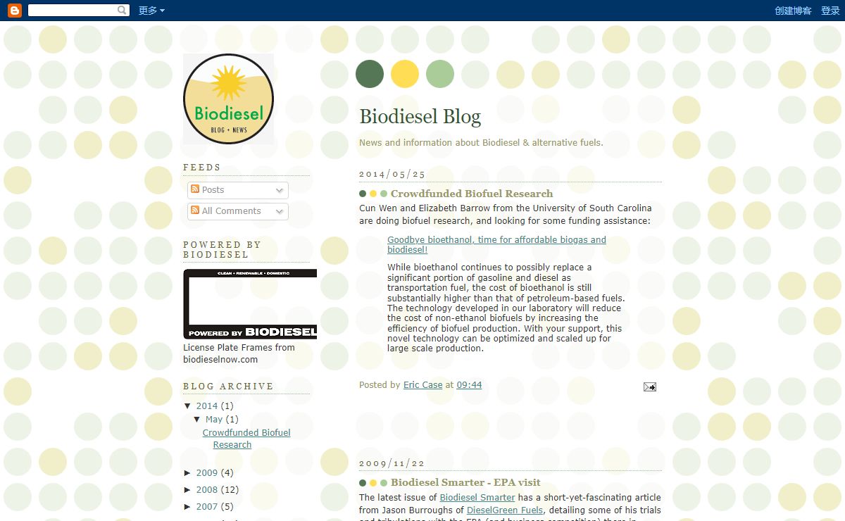 Biodiesel Blog