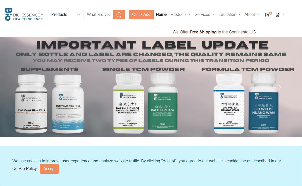 Bio Essence Health Science | US PRACTITIONERS RECOMMENDED BRAND