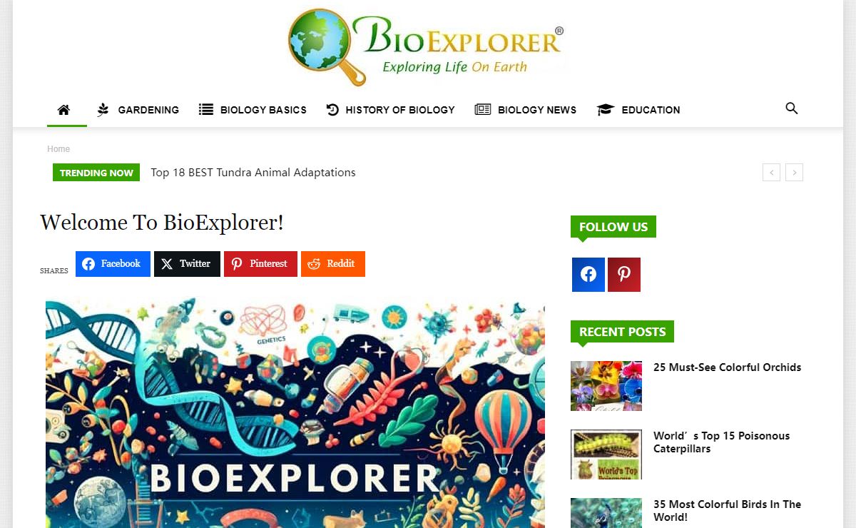 Welcome To Biology Explorer | Biology News | BioExplorer.net