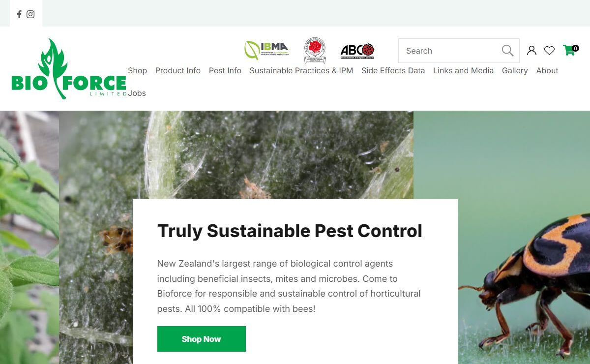 Bioforce - Biological Control of Plant Pests