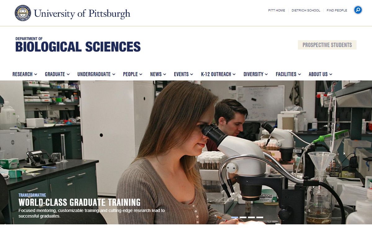 Department of Biological Sciences | | University of Pittsburgh