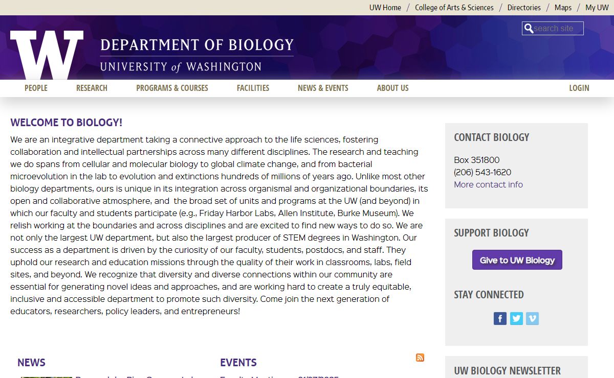 UW Biology