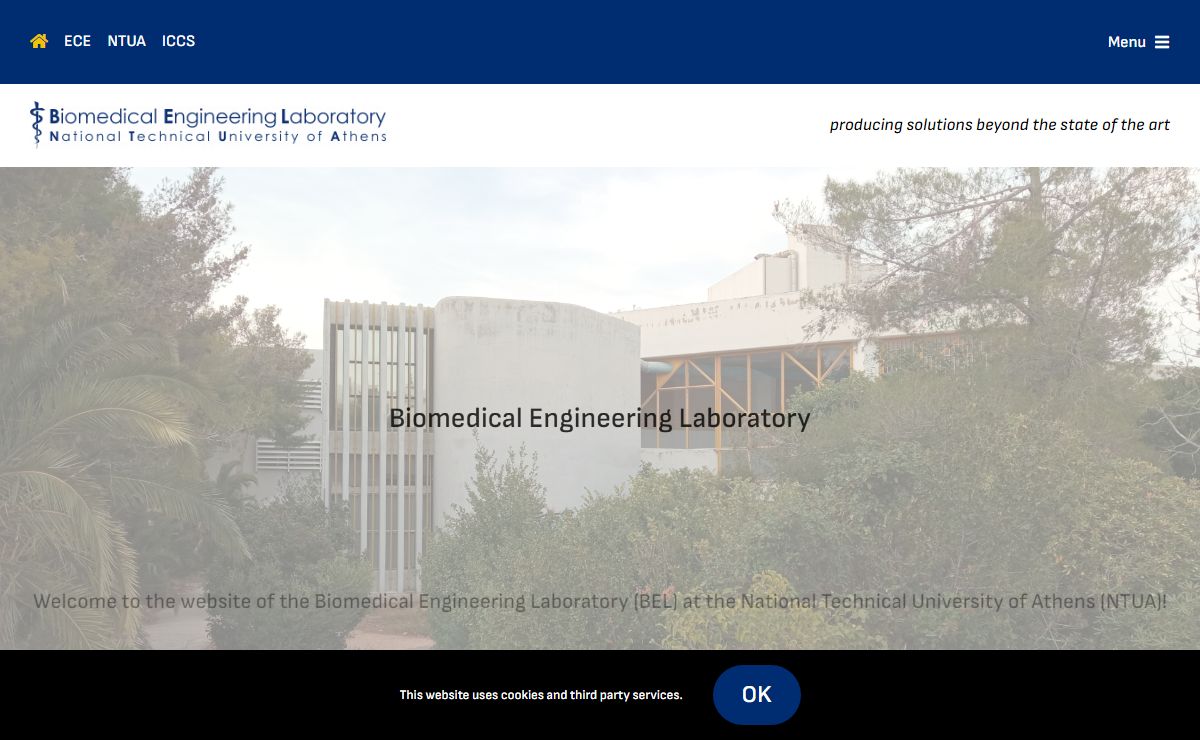 Biomedical Engineering Laboratory – producing solutions beyond the state of the art