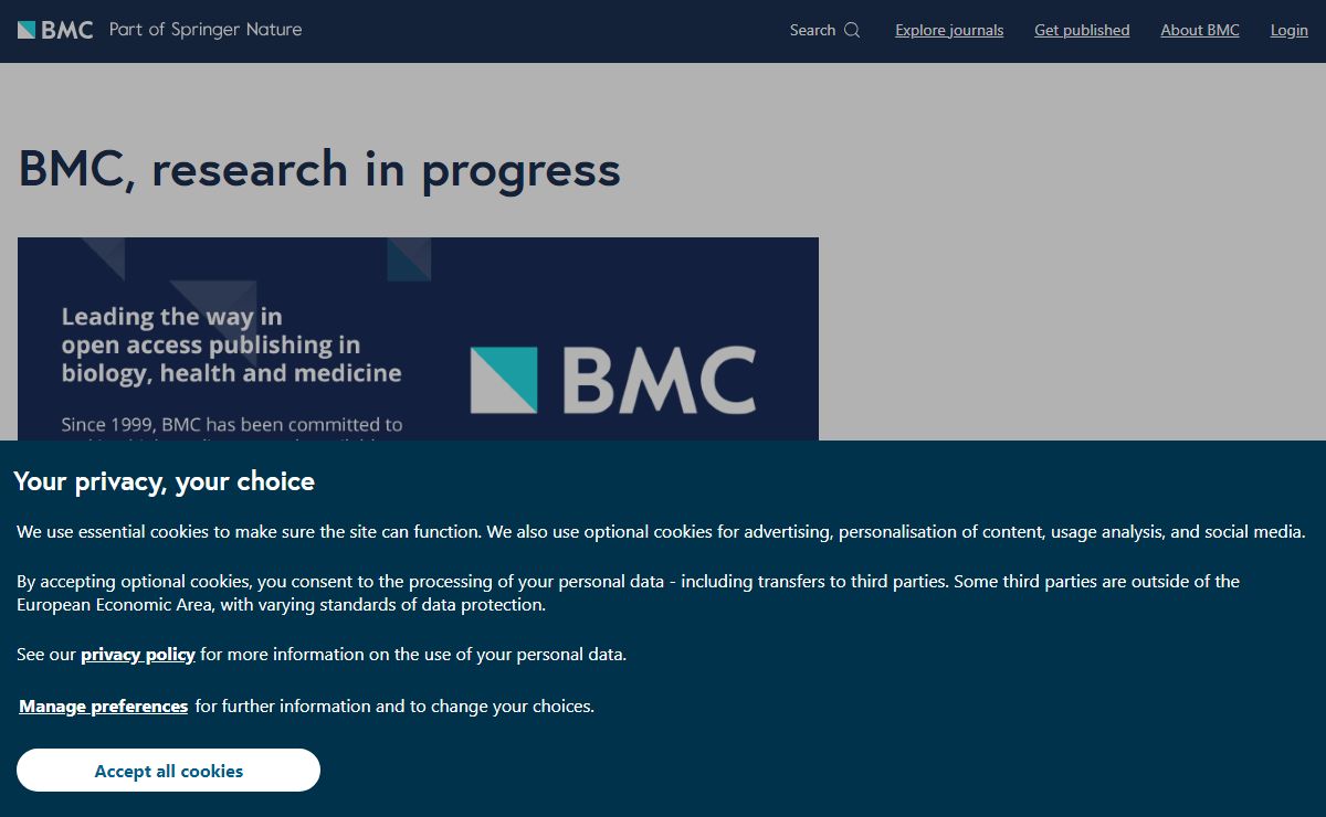 BMC, research in progress