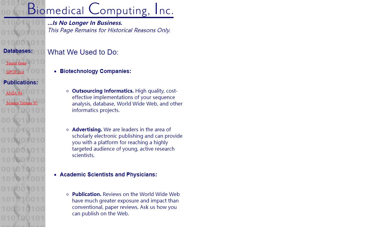 Biomedical Computing's Home Page