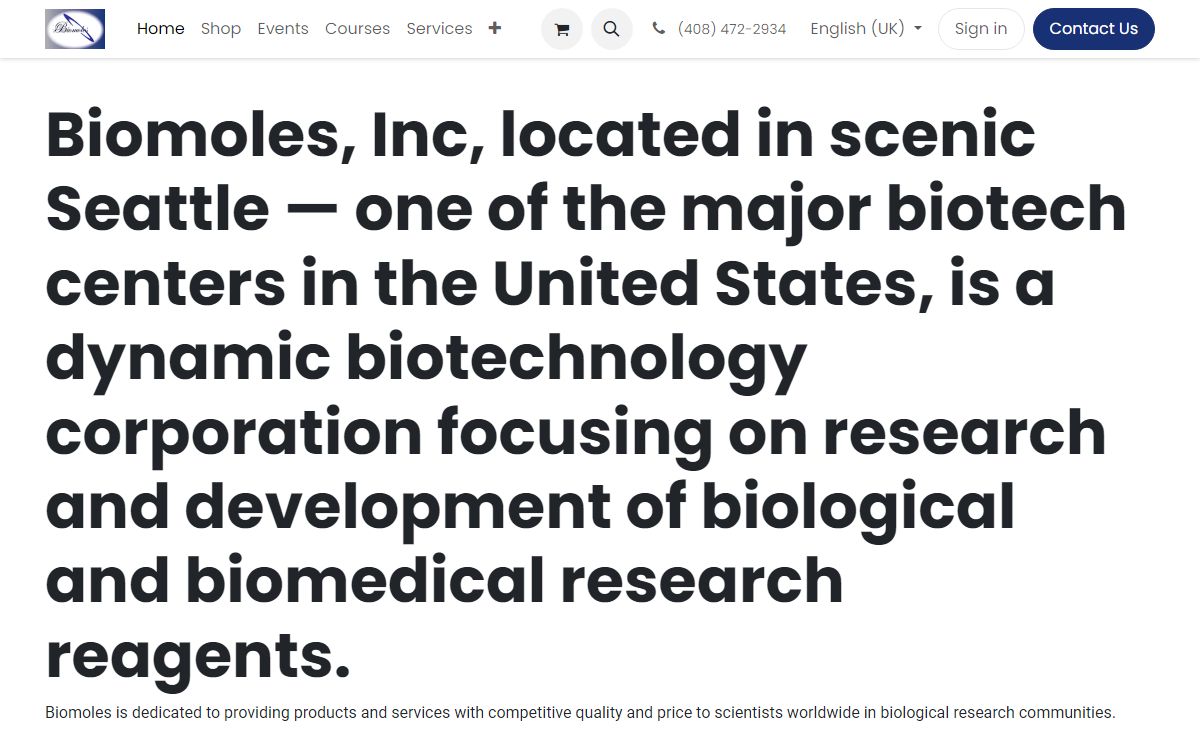 Home | Biomoles, Inc.