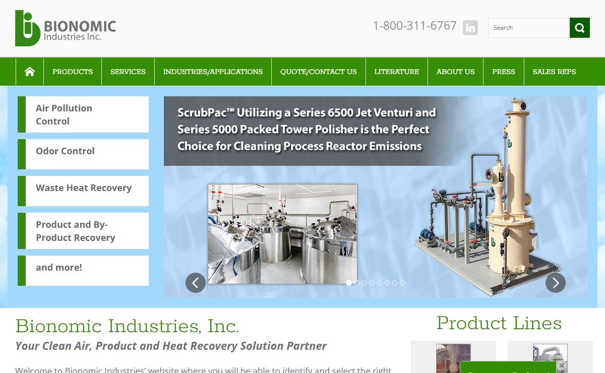 Welcome to Bionomic Industries