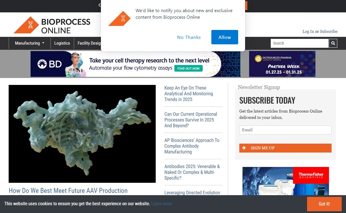 Bioprocess Online for bioanalytics, biopurification, bioproduction