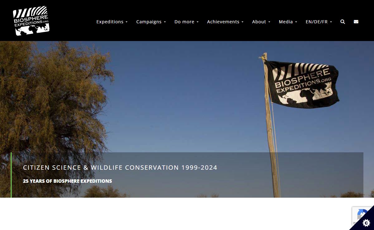 Wildlife conservation volunteer holidays | Biosphere Expeditions