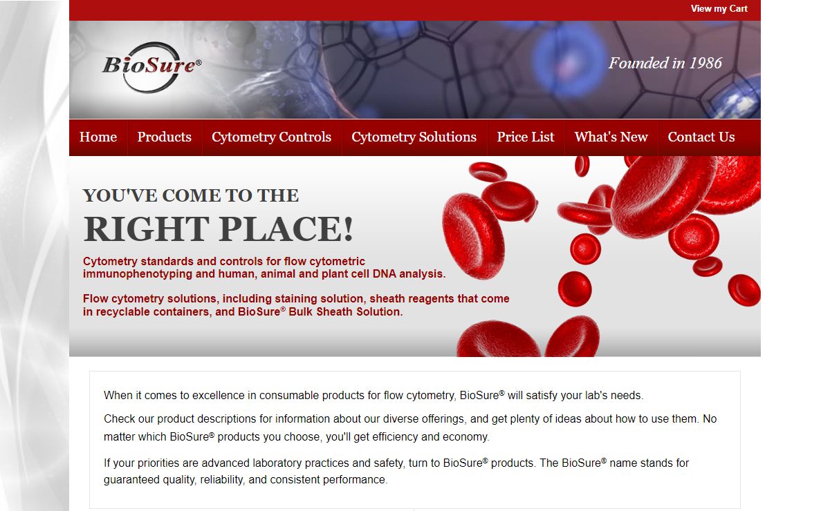 BioSure® products for effective flow cytometry QC