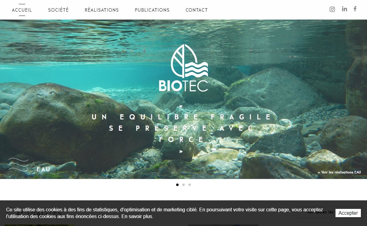 Accueil | BIOTEC Biologie appliquée SA
