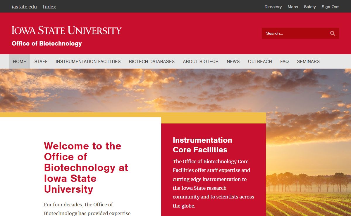 Office of Biotechnology at Iowa State University