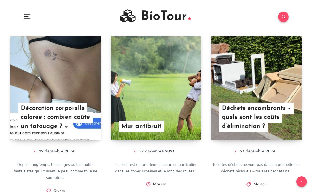 BioTour - Ma vie d'ingénieur
