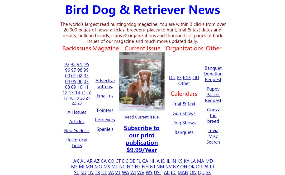 Bird Dog & Retriever News