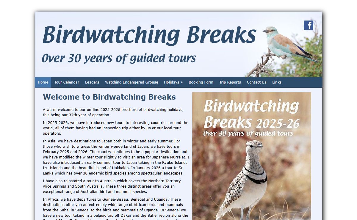 Birdwatching Breaks - Over 30 years of guided tours