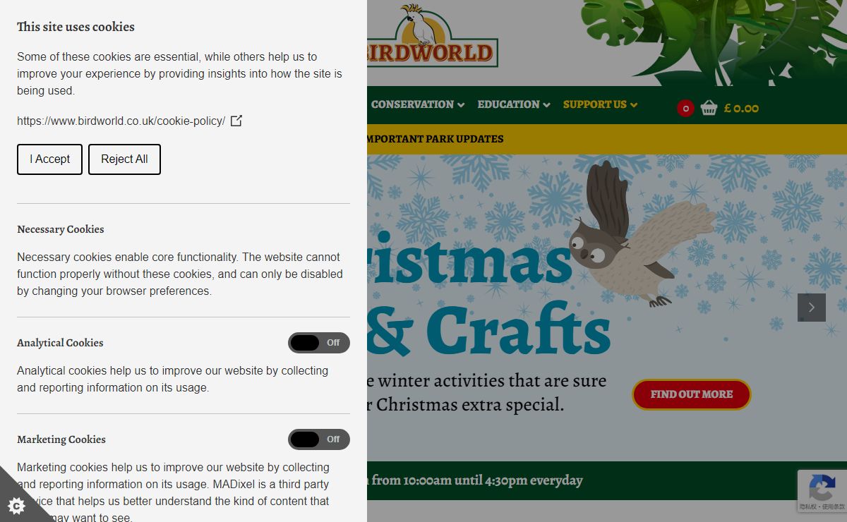 HomePage - Birdworld