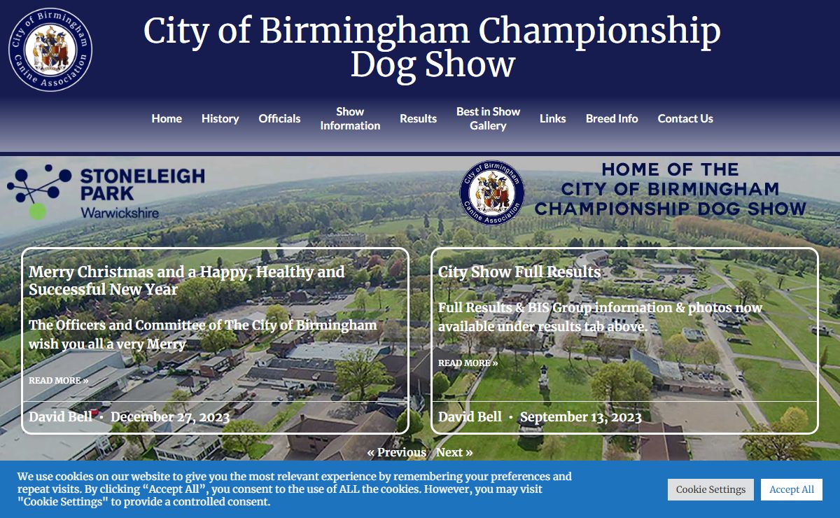 Home - City of Birmingham Championship Dog Show