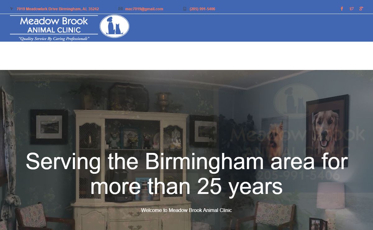 Meadow Brook Animal Clinic | Birmingham, Alabama 35242