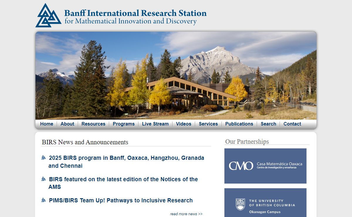Home | Banff International Research Station