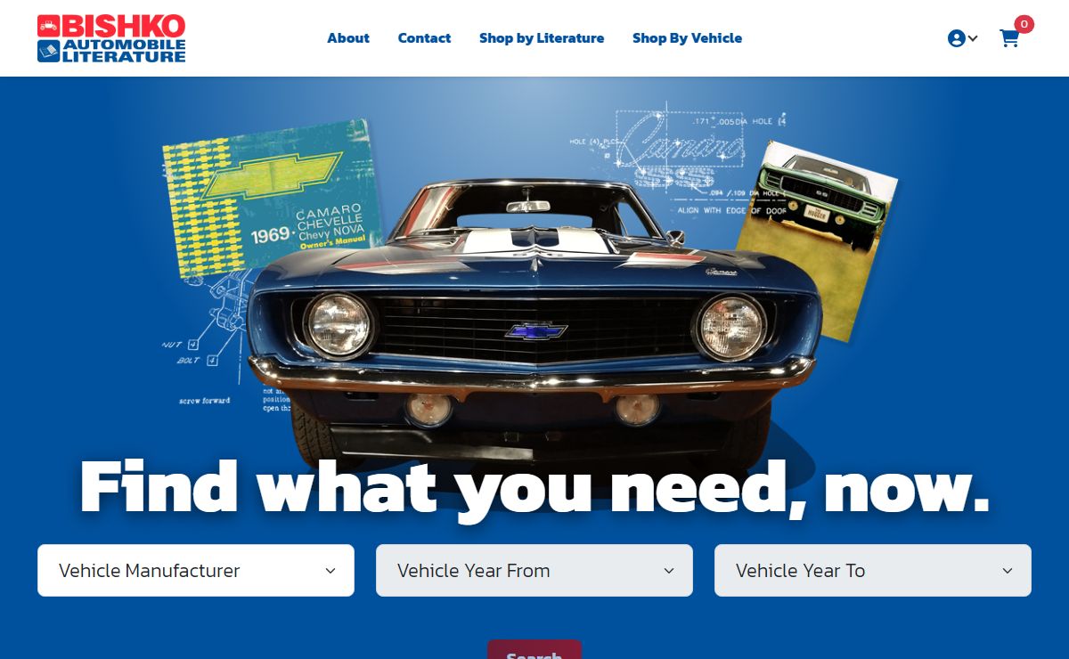 Bishko Automobile Literature - Home