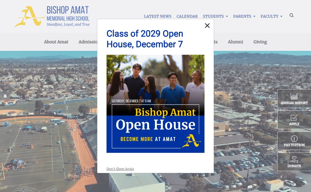 Bishop Amat High School: A Coed College Prep Catholic School in La Puente, CA